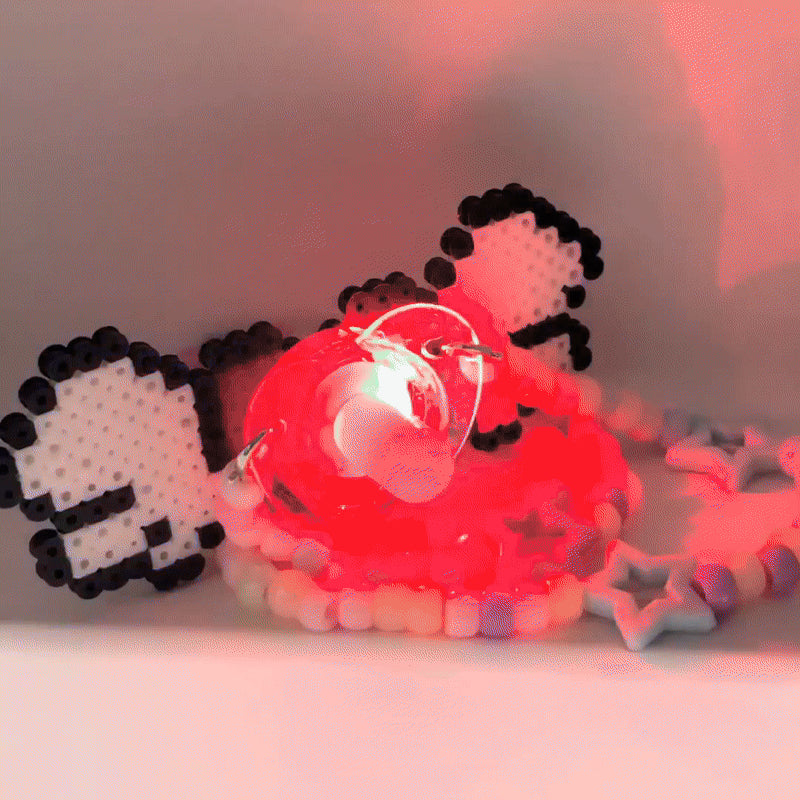 LED Pacifier Kandi Necklace