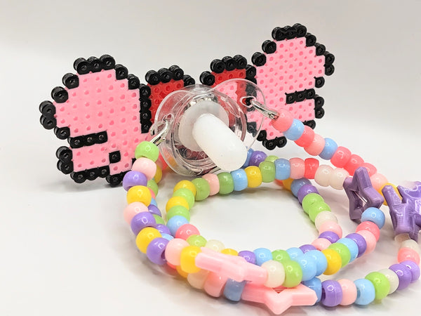 LED Pacifier Kandi Necklace