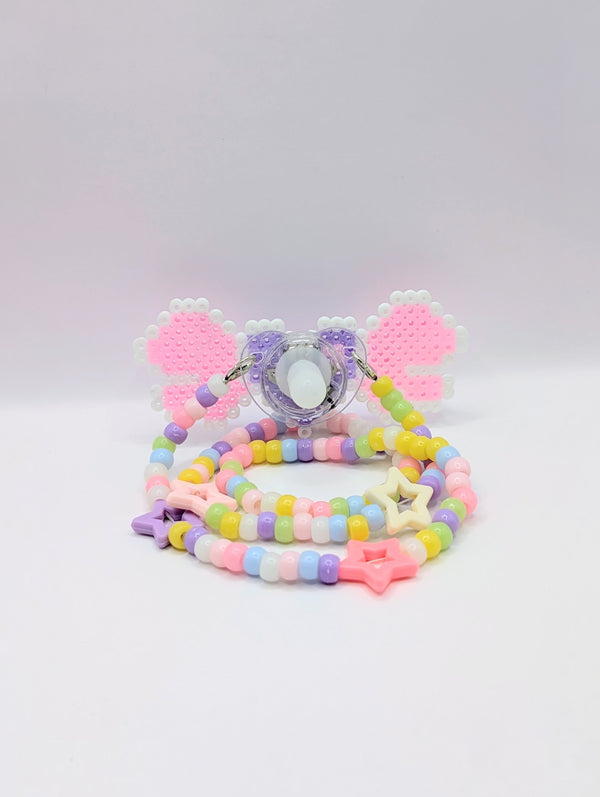 LED Pacifier Kandi Necklace