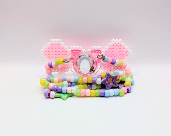 LED Pacifier Kandi Necklace