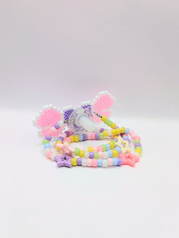 LED Pacifier Kandi Necklace