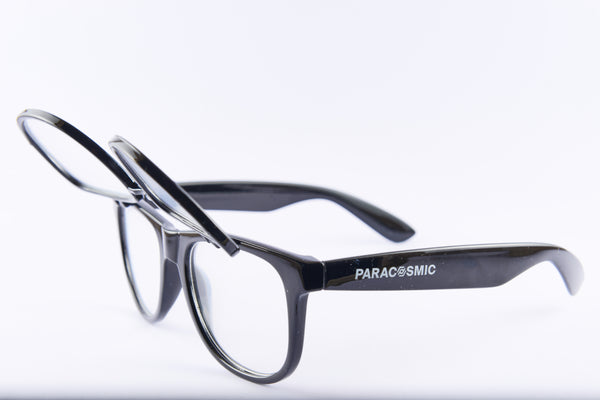 PARACOSMIC Double Diffraction Glasses - Black - PARACOSMIC