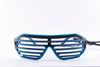 PARACOSMIC Light Up Shutter Shades - Blue