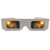 Paper Heart Diffraction Glasses - White