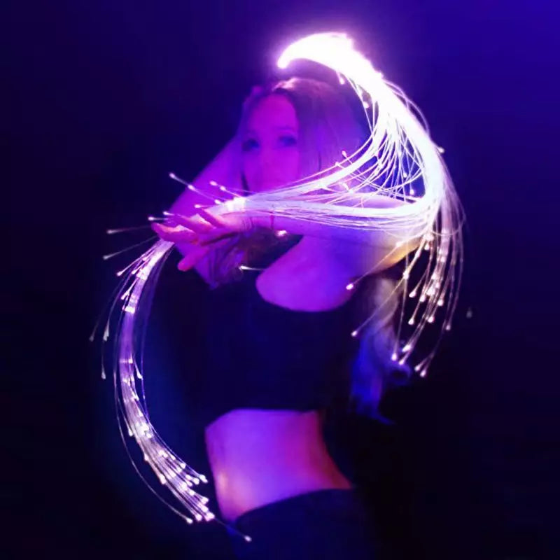 LED Fiber Optic Light Whip - PARACOSMIC
