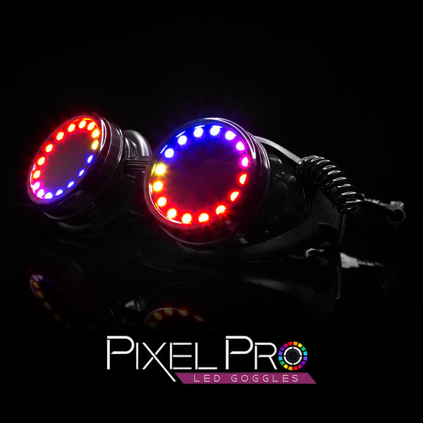 GloFX Pixel Pro LED Goggles - Tinted - PARACOSMIC