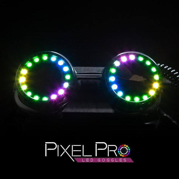 GloFX Pixel Pro LED Goggles - Tinted - PARACOSMIC
