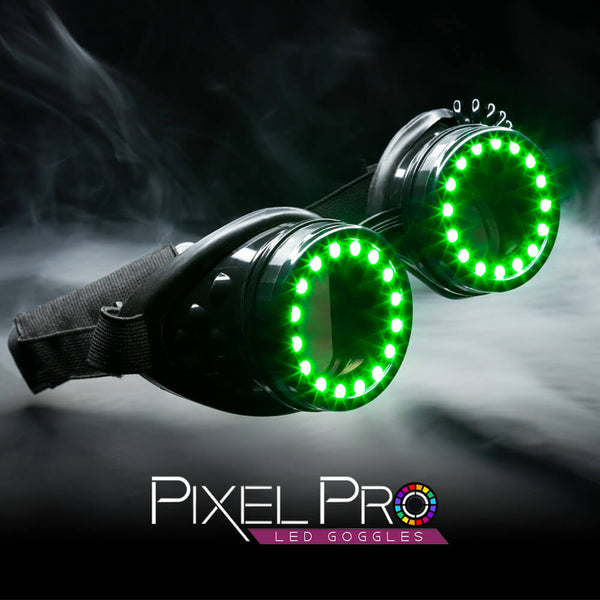 GloFX Pixel Pro LED Goggles - Tinted - PARACOSMIC