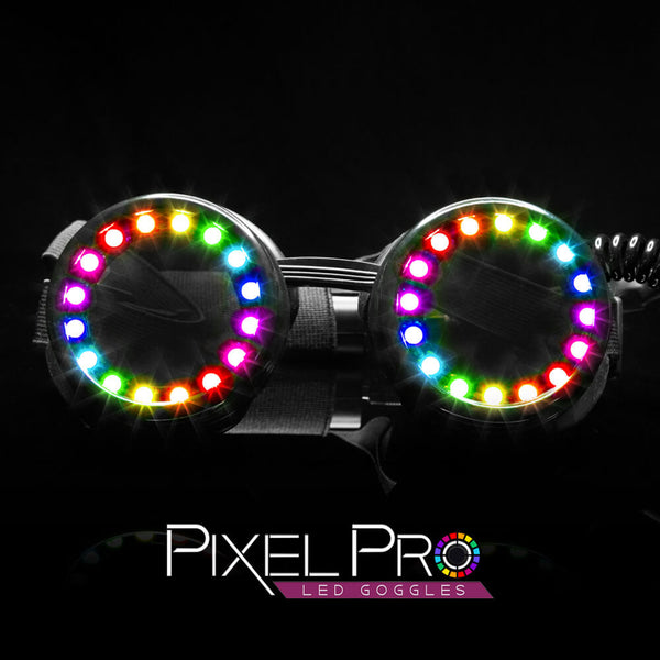 GloFX Pixel Pro LED Goggles - Tinted - PARACOSMIC