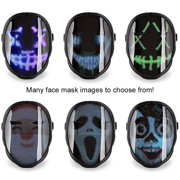 LED Bluetooth Melting App Mask - PARACOSMIC