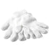 GloFX Plain White Gloves - Size XL - PARACOSMIC