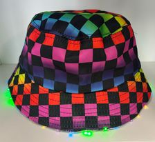 LED Bucket Hat - Rainbow - PARACOSMIC