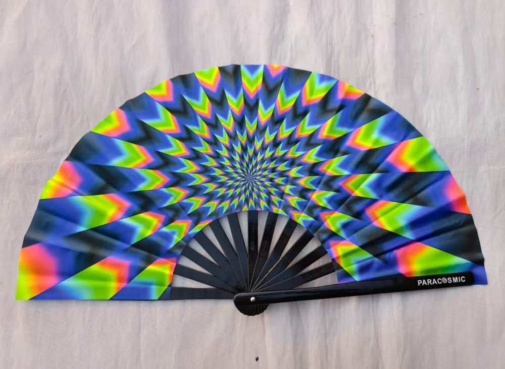 PARACOSMIC Foldable Hand Fan - The Vortex
