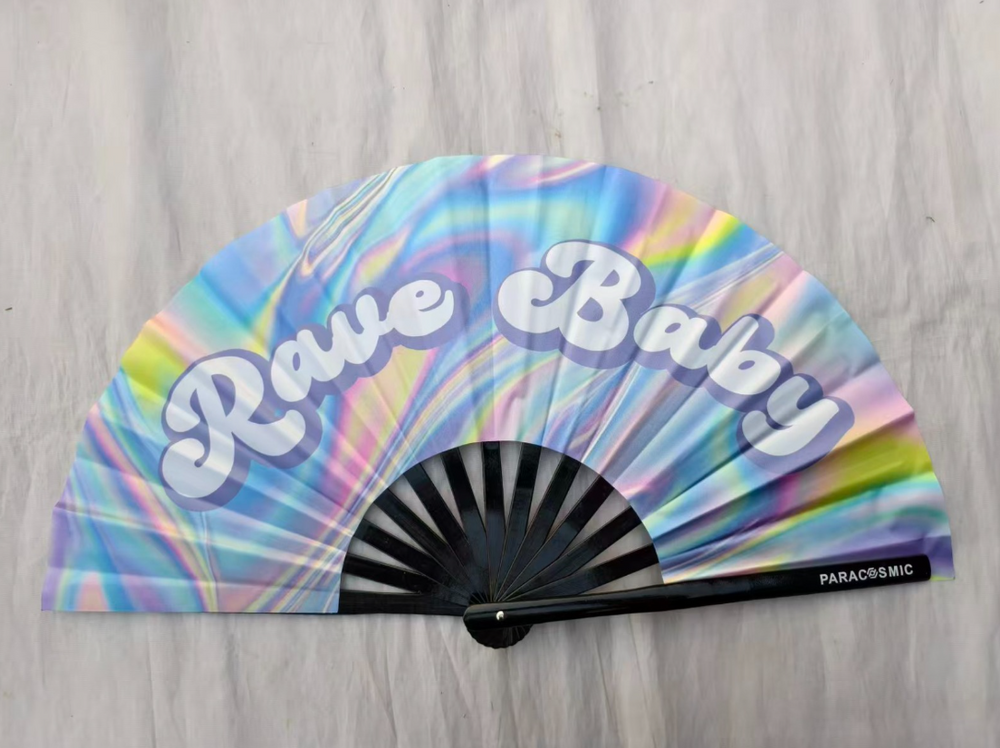 PARACOSMIC Foldable Hand Fan - The Rave Baby
