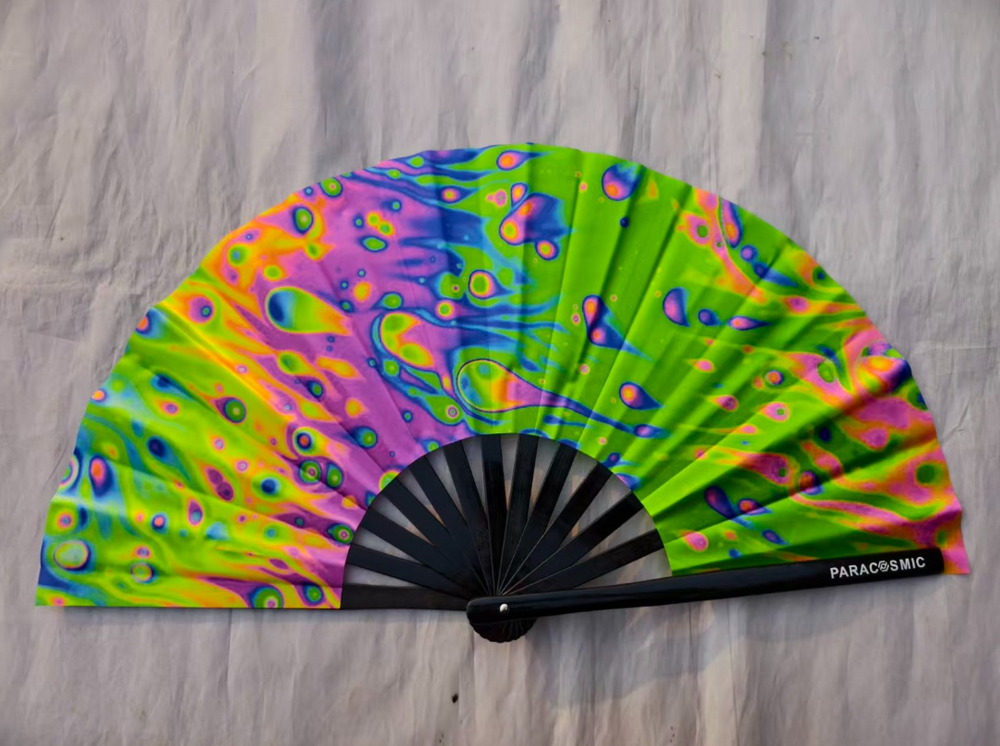 PARACOSMIC Foldable Hand Fan - The Cosmic Goo