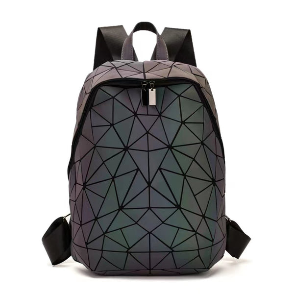 PARACOSMIC Geometric Holographic Reflective Backpack - PARACOSMIC