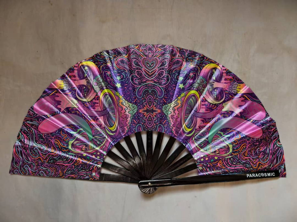 PARACOSMIC Foldable Hand Fan - 5D Mushroom