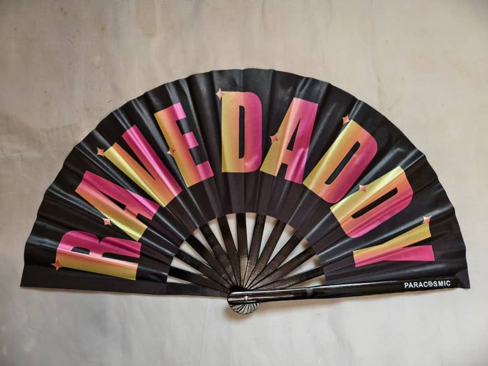 PARACOSMIC Foldable Hand Fan - Rave Daddy