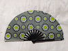 PARACOSMIC Foldable Hand Fan - Groovy Daisy