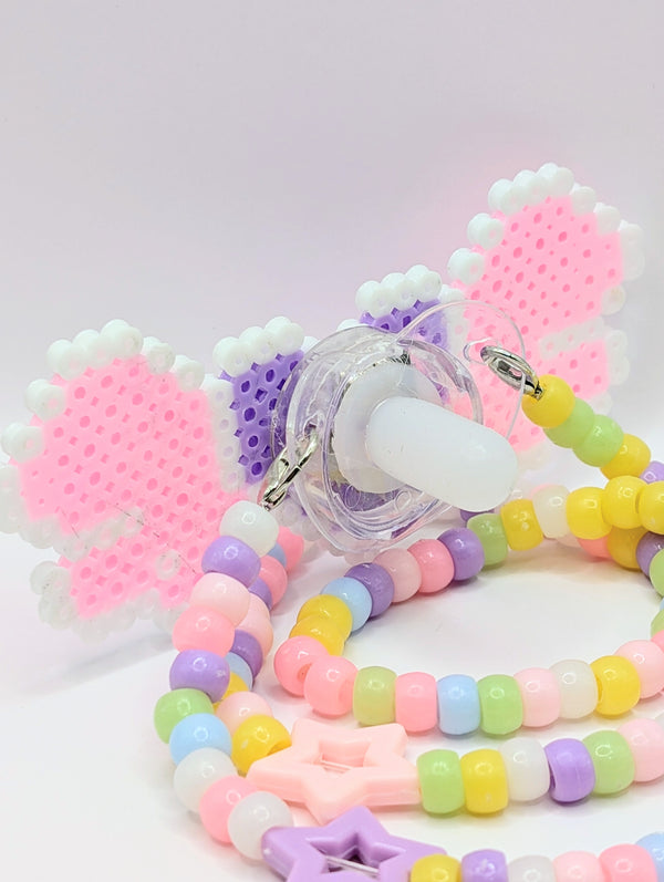 LED Pacifier Kandi Necklace