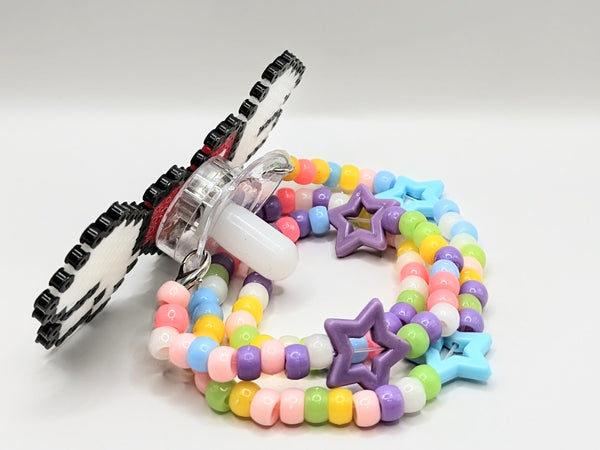 LED Pacifier Kandi Necklace