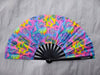 PARACOSMIC Foldable Hand Fan - UV Magic Mushroom