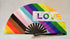 PARACOSMIC Foldable Hand Fan - Rainbow LOVE