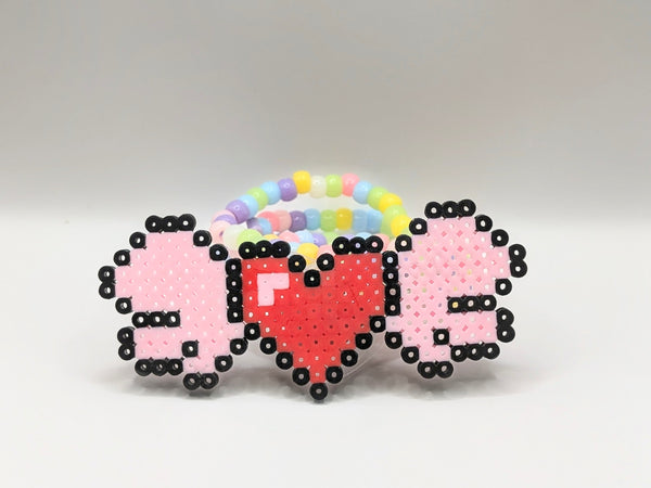 LED Pacifier Kandi Necklace