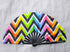 PARACOSMIC Foldable Hand Fan - Rainbow ZigZag - PARACOSMIC