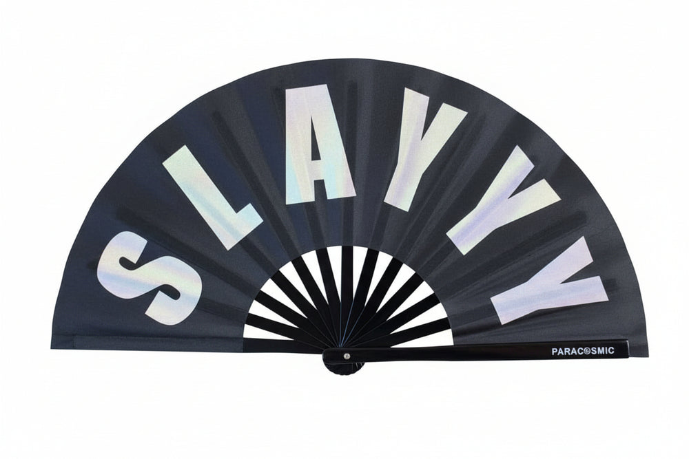 PARACOSMIC Foldable Hand Fan - SLAYYY