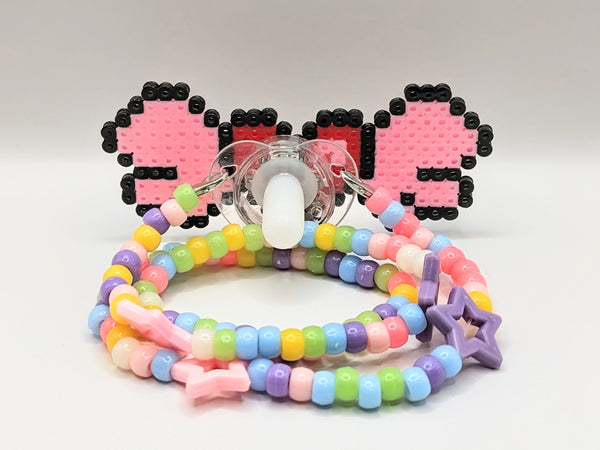 LED Pacifier Kandi Necklace