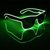 PARACOSMIC Light Up Sunglasses - Green