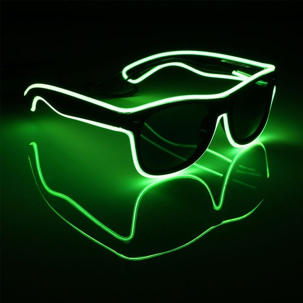 PARACOSMIC Light Up Sunglasses - Green - PARACOSMIC