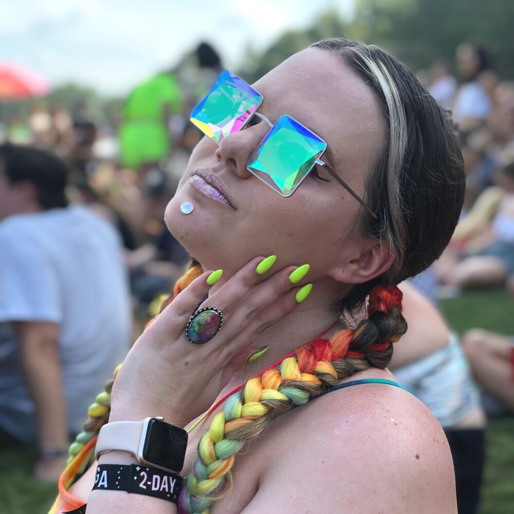 GloFX MC Squared Kaleidoscope Glasses - PARACOSMIC