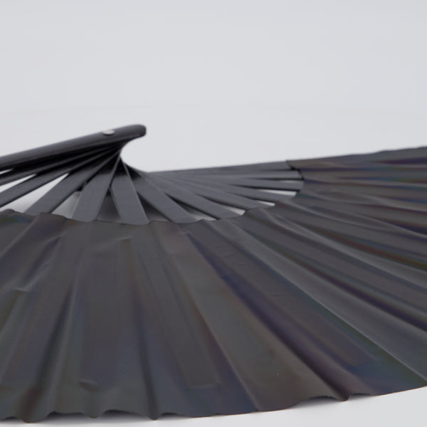PARACOSMIC Reflective Foldable Hand Fan - Grey Shade - PARACOSMIC