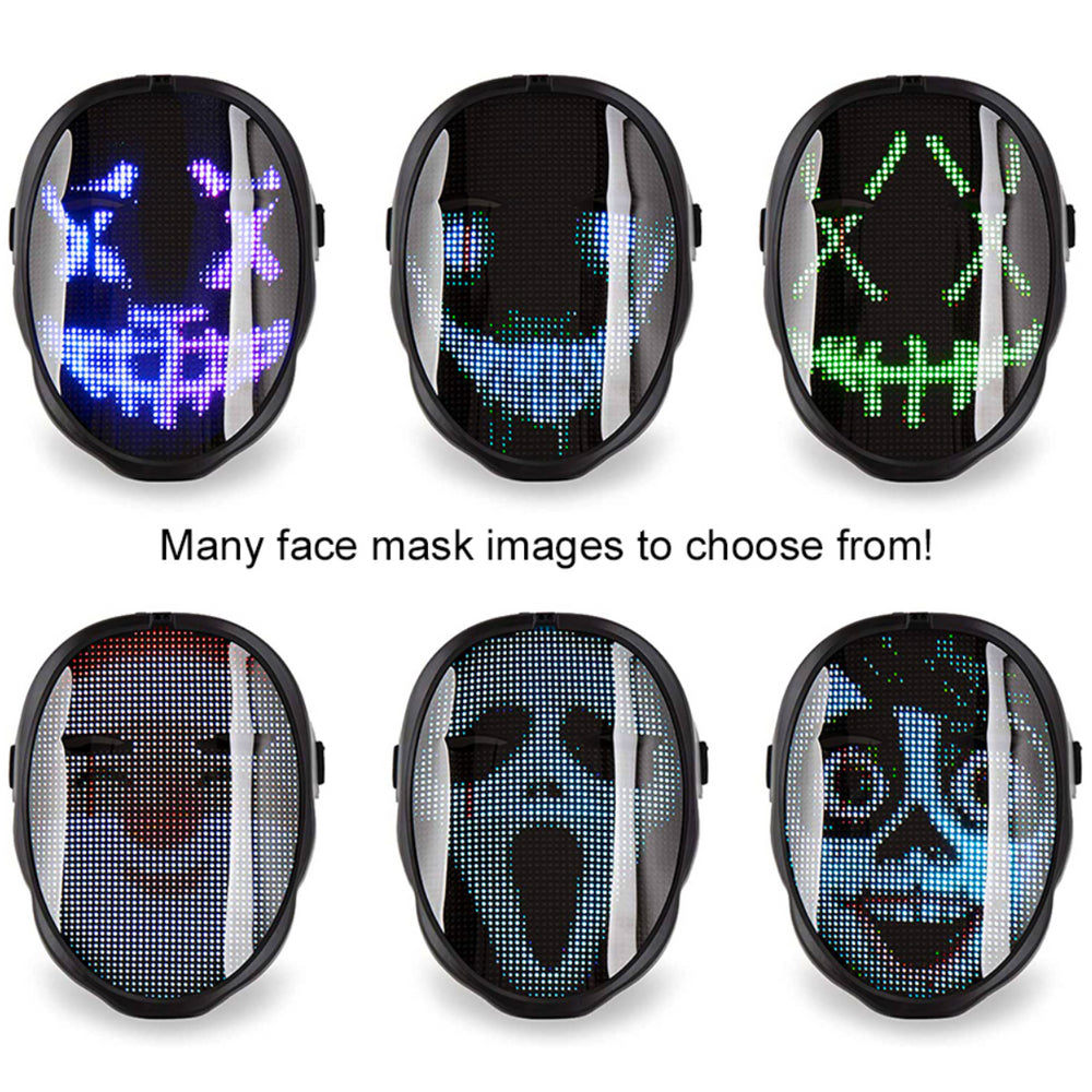 LED Bluetooth Melting App Mask - PARACOSMIC