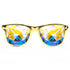 GloFX Ultimate Kaleidoscope Glasses - Gold - PARACOSMIC